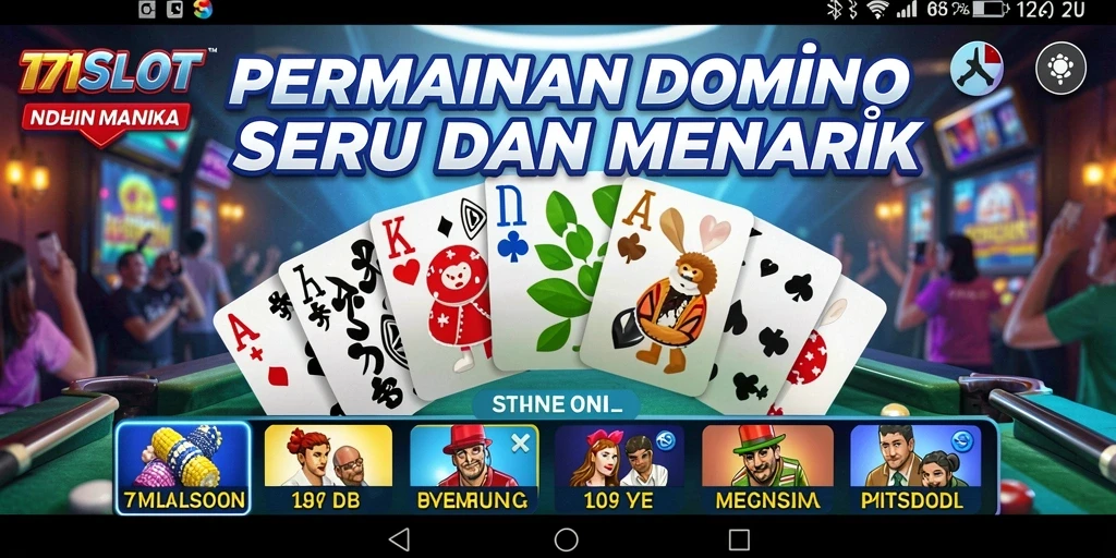 Screenshot gameplay menunjukkan serunya bermain Domino di 171SLOT.