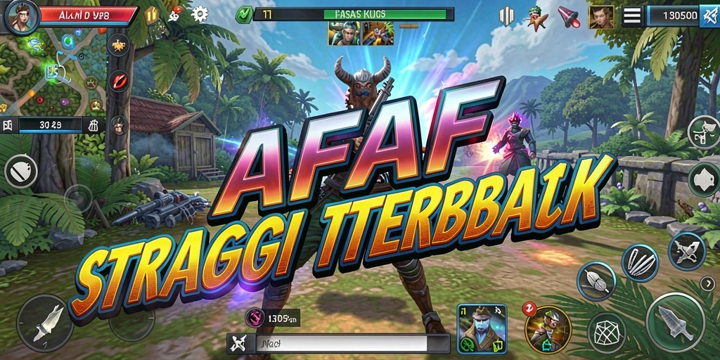 Menampilkan pertempuran epik dalam game SLG AFAF.