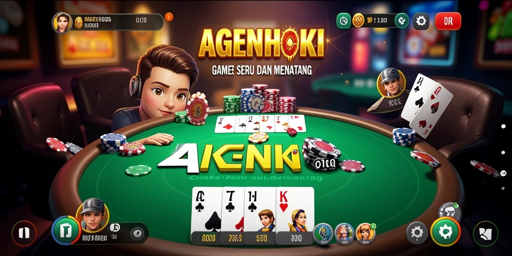 Tampilan gameplay AGENHOKI yang seru dan kompetitif.
