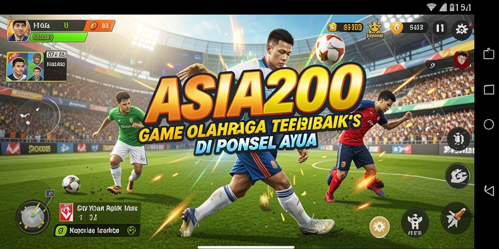 Tampilan permainan ASIA200 yang menakjubkan saat bertanding.