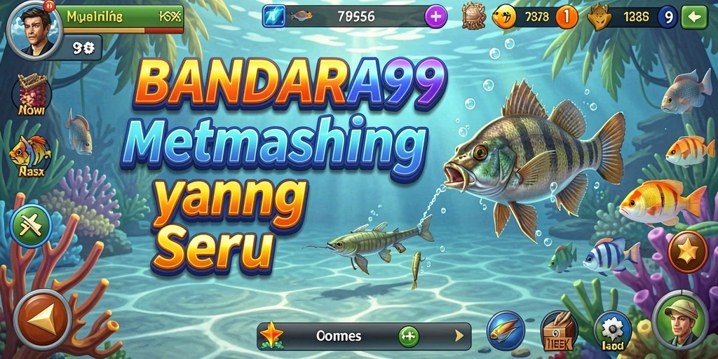 Tampilan menarik dari gameplay memancing di BANDAR99.