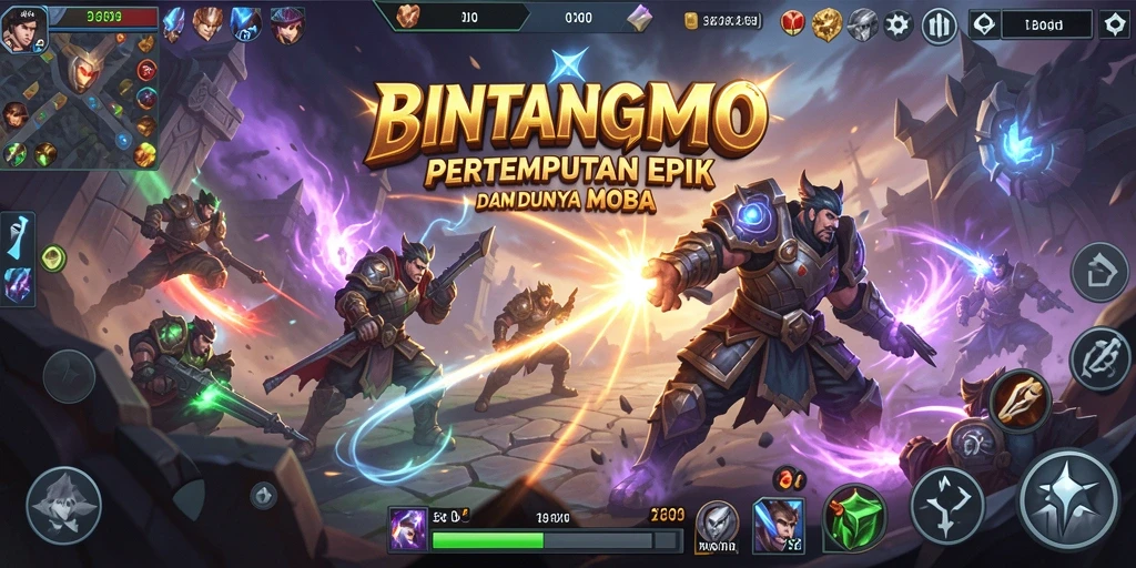 Tampilan gameplay BINTANGMPO yang seru dan menegangkan.