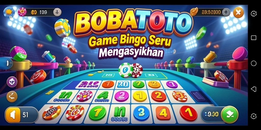 Gameplay seru BOBATOTO dengan tampilan Bingo yang menarik.