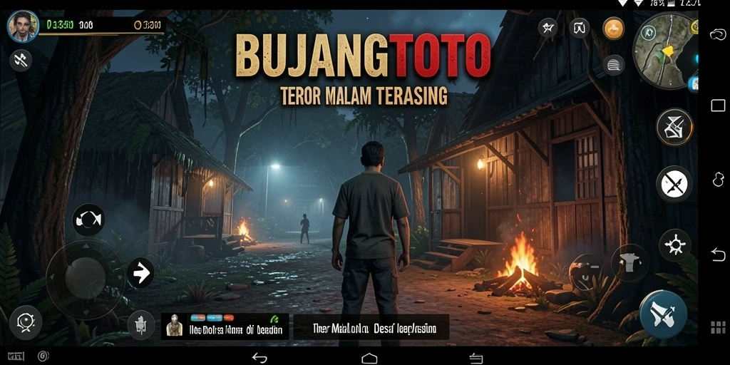 Gameplay BUJANGTOTO yang menegangkan dan menyeramkan.