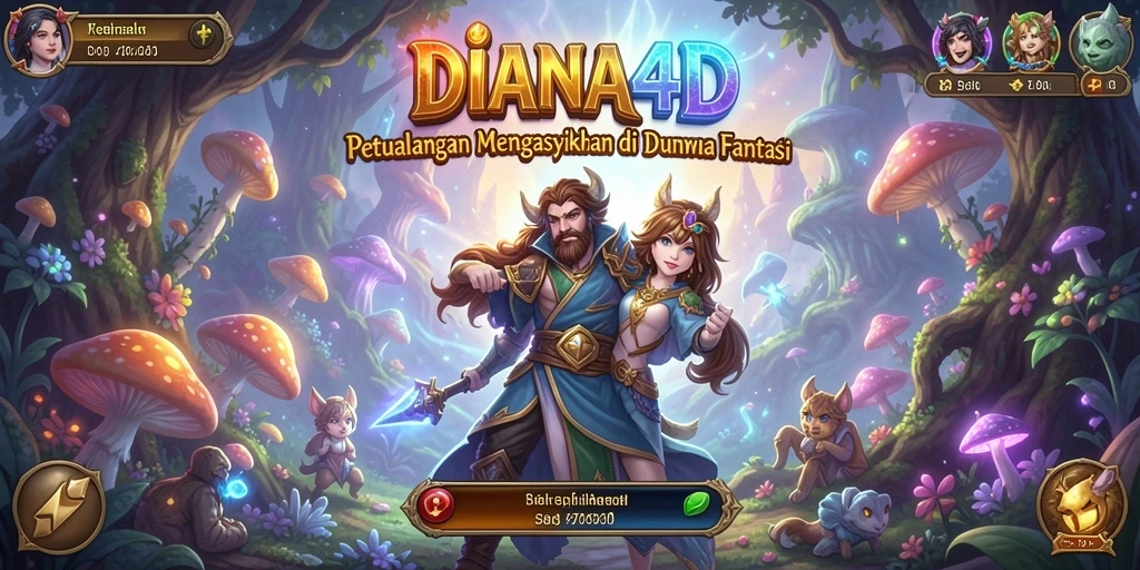 Tampilan menarik dari gameplay petualangan DIANA4D yang menakjubkan.