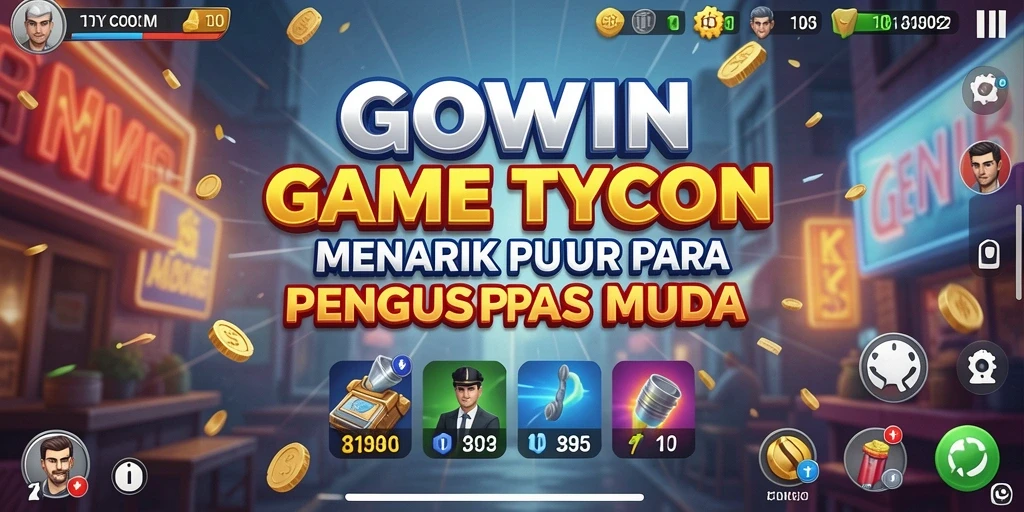 Screenshot GOWIN menampilkan strategi bisnis yang seru dan menarik.