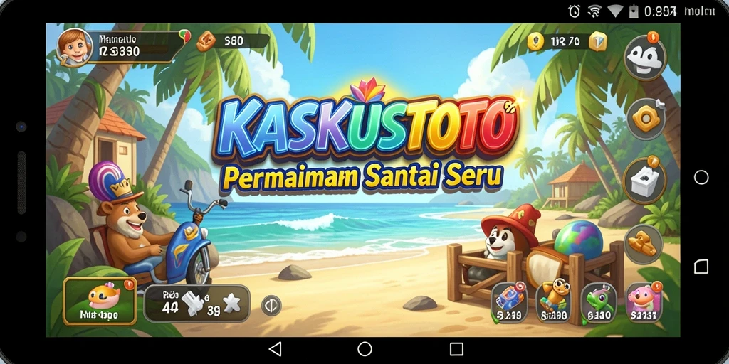 Tampilan menarik dari gameplay KASKUSTOTO yang menghibur dan santai.