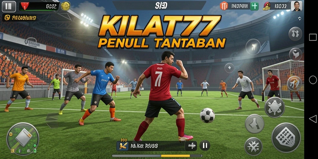 Screenshot KILAT77 menampilkan aksi penuh semangat dalam pertandingan olahraga.