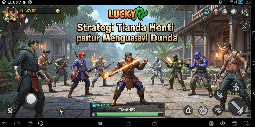 Menampilkan gameplay seru dan strategi yang mendalam di LUCKYRP.