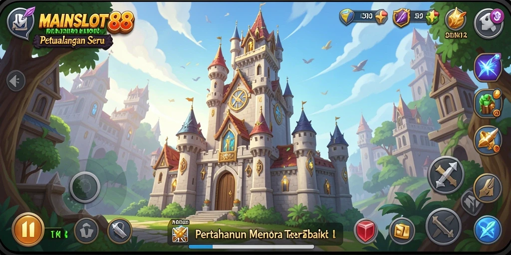 Gameplay seru Tower Defense di MAINSLOT88 yang penuh aksi.