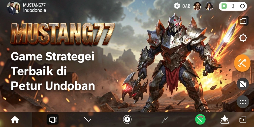 Tampilan gameplay seru dalam MUSTANG77 yang penuh strategi.