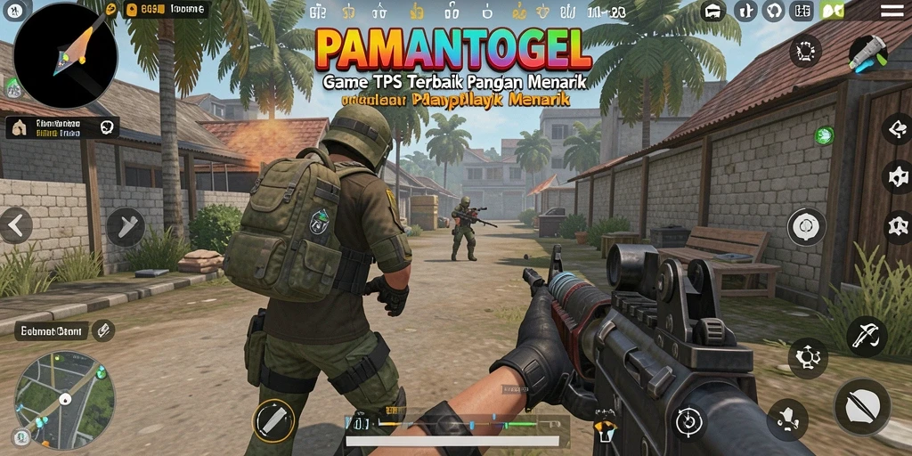 Tangkapan layar utama game PAMANTOGEL menampilkan aksi mendebarkan.