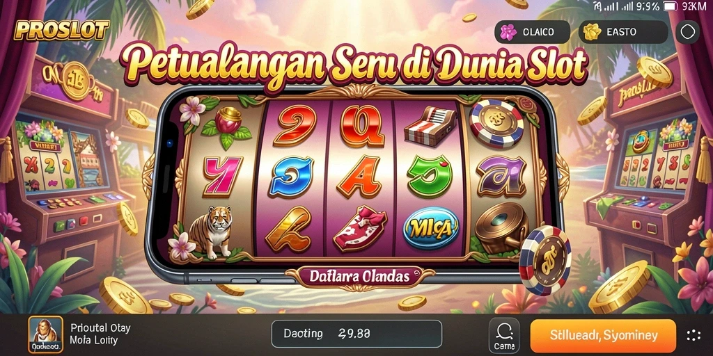Screenshot menampilkan aksi seru dalam permainan petualangan PROSLOT.