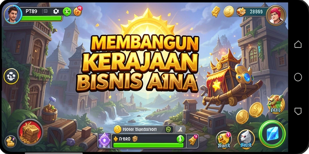 Screenshot PT89 menampilkan gameplay Tycoon yang dinamis dan menarik.