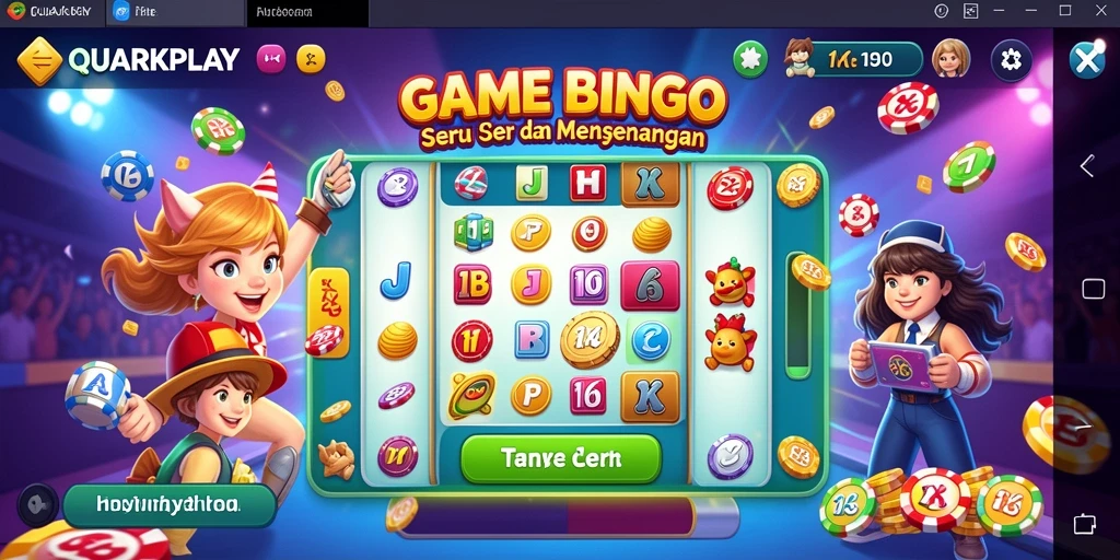 Screenshot gameplay Bingo yang menarik di QUARKPLAY.