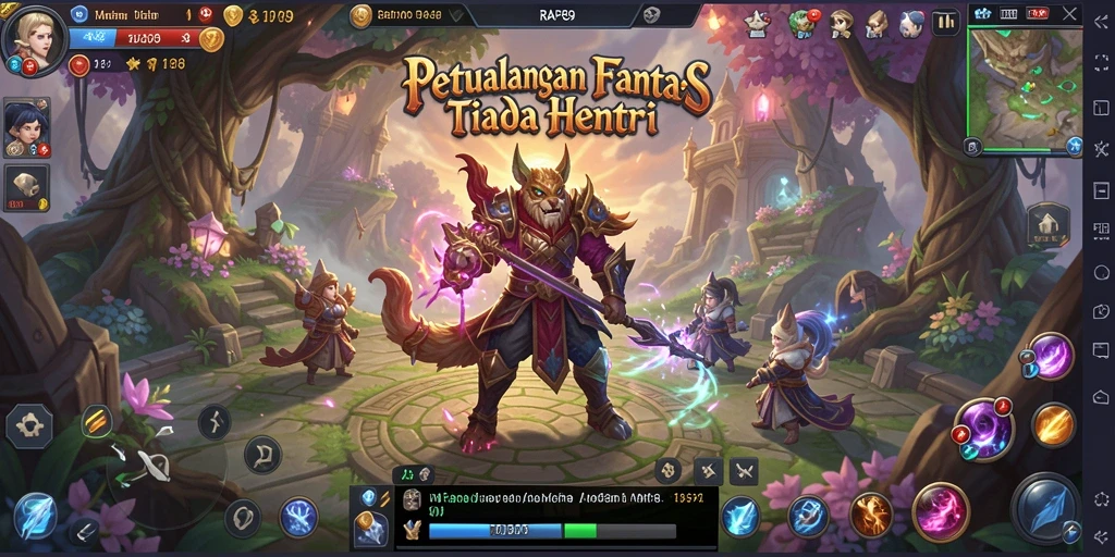 Tangkapan layar dari gameplay <strong>RAP89</strong> yang mendebarkan dalam dunia MMORPG.