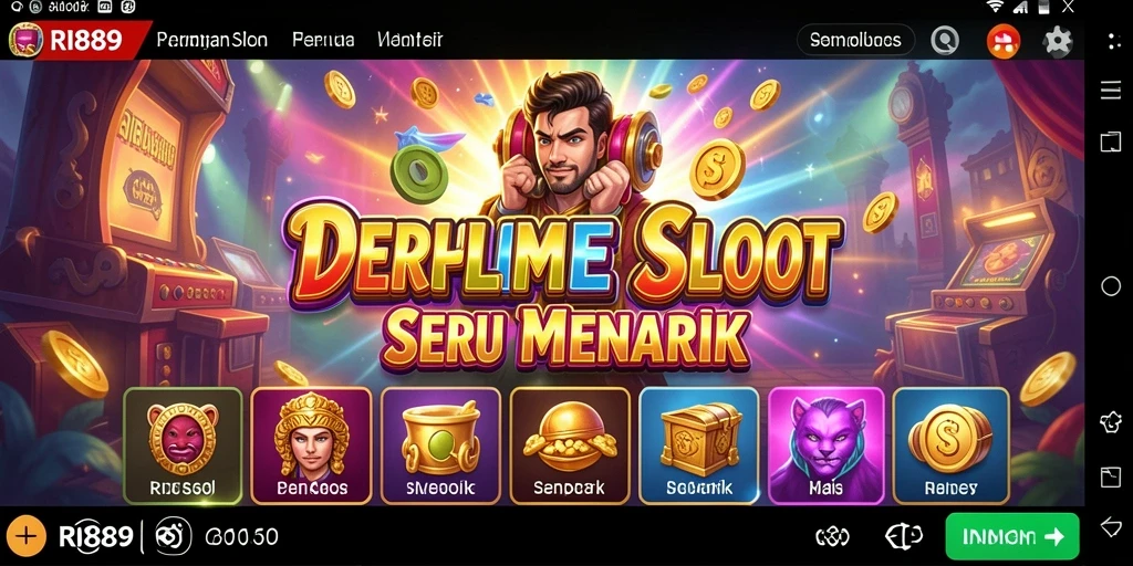 Tampilan gameplay RI889 yang menarik dan interaktif.