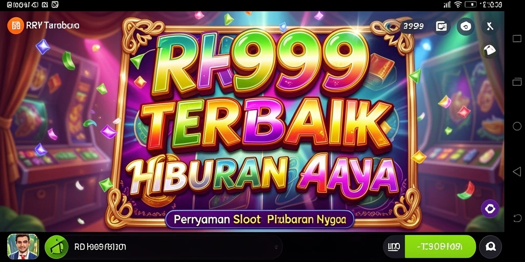 Tampilan dinamis gameplay Slot RR999 yang seru dan menarik.