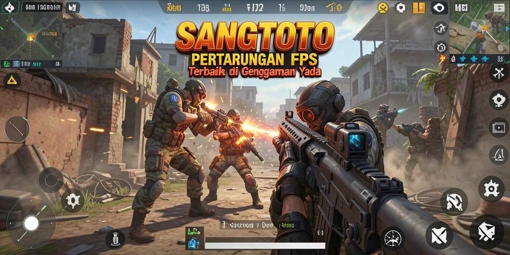 Menampilkan aksi tembak-menembak yang seru dalam SANGTOTO