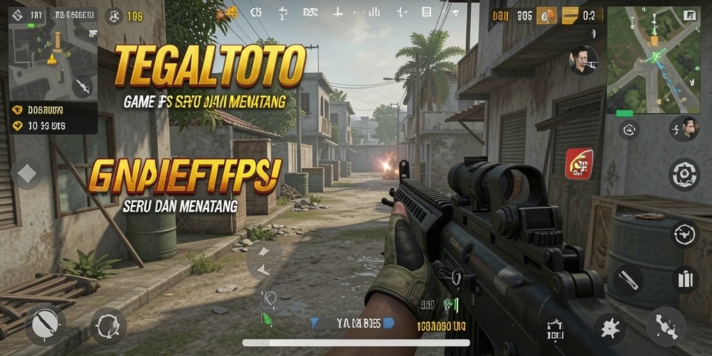 Screenshot gameplay TEGALTOTO menunjukkan pertempuran yang intens.