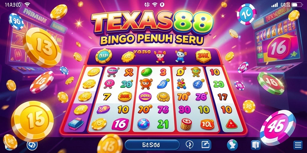 Tampilan menarik dari gameplay TEXAS88 yang memikat pemain Bingo.