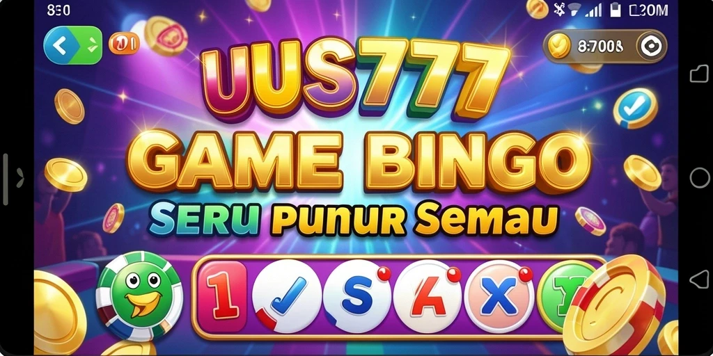 Tampilan gameplay Bingo yang menggembirakan di UUS777.