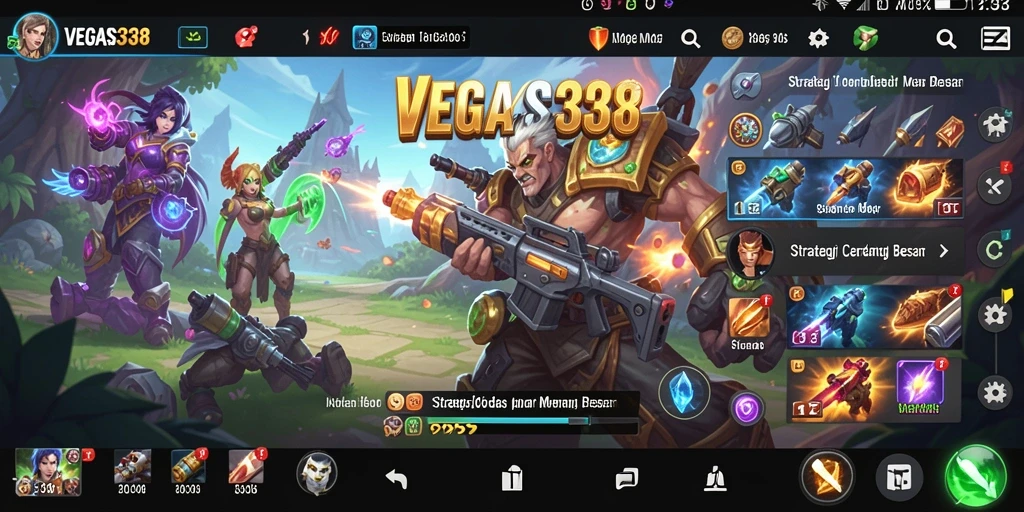 Tampilan gameplay strategi yang mendebarkan dan menantang di VEGAS338.