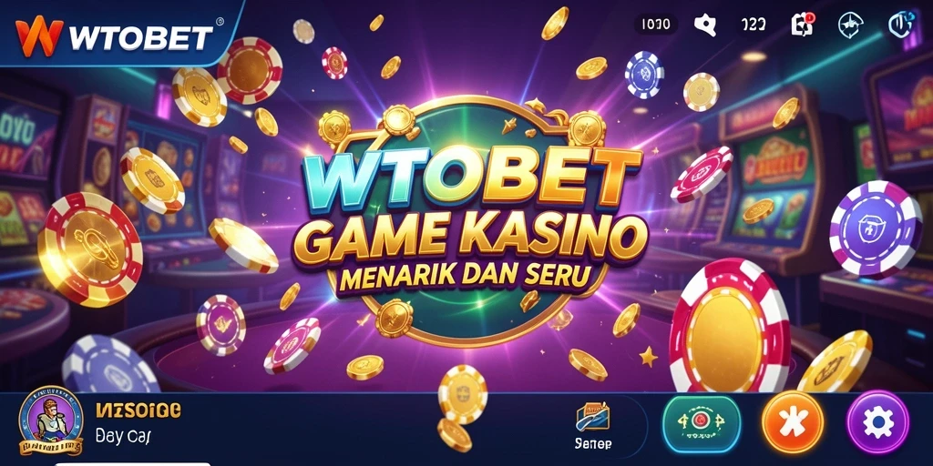 Tampilan gameplay Kasino yang seru dan interaktif di WTOBET.